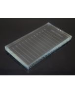 Crystal Glass False Lashes Adhesive Glue Pallet Holder for Eyelash Extensions 4.5"X2.5"X0.4" 1PC