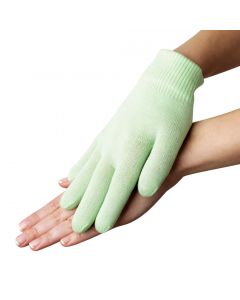 Moisturizing Gel Gloves - (For Cracked Hands, Dry Skins, Rough Calluses, Dry Fingers) - Green Colors 1 Pairs