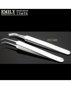 Tweezers Anti-Static for Eyelash Extensions, Curved 1PC