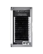 Eyelashes Thickness 0.05MM B Curl Length 8-14MM Mixed Sized In One Tray For Eyelash Extensions