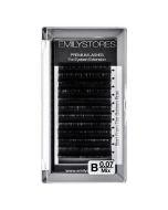 Thickness 0.07MM B Curl Length 8-14MM Mixed Sized In One Tray For Eyelash Extensions