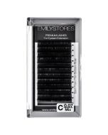 Thickness 0.07MM C Curl Length 8-14MM Mixed Sized In One Tray For Eyelash Extensions