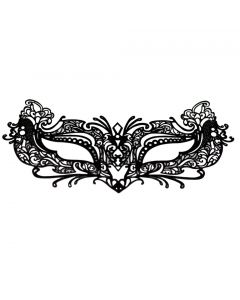 EMILYSTORES Tattoo Lace Costume Halloween Venetian Party Masquerade Mask 1PC