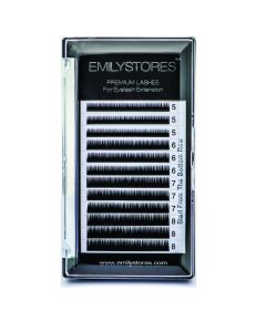 Bottom Lash Extension Eyebrow Eyelash Extensions Under Lower False Lashes Mixed J Curl 0.10mm Length 5mm 6mm 7mm 8mm In One Tray